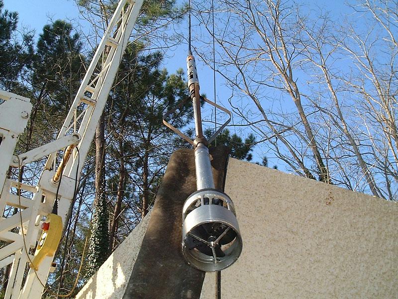 Micro-moulinet et sonde température / conducitivité